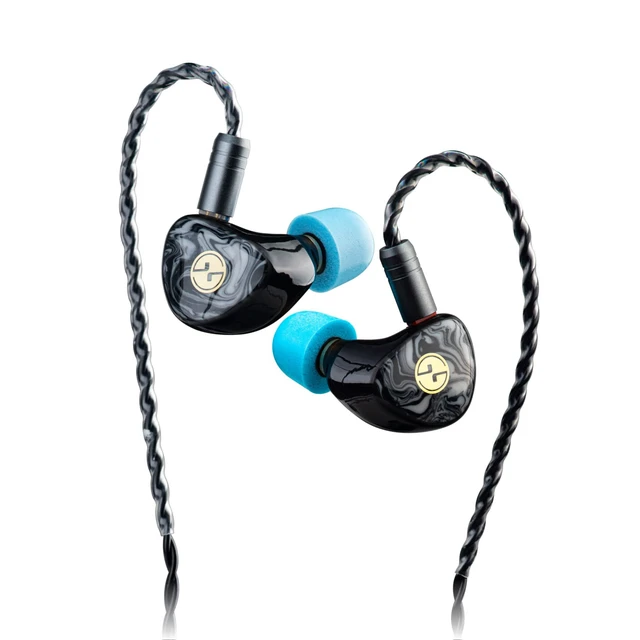Alt view image 2 of 7 - T3 Plus IEM, 10mm LCP Dynamic Driver Wired Earbuds, Balanced Sound, 3D-Printed Resin Shell, Detachable 0.78mm 2-Pin OFC Cable, 3.5mm in-Ear Monitor