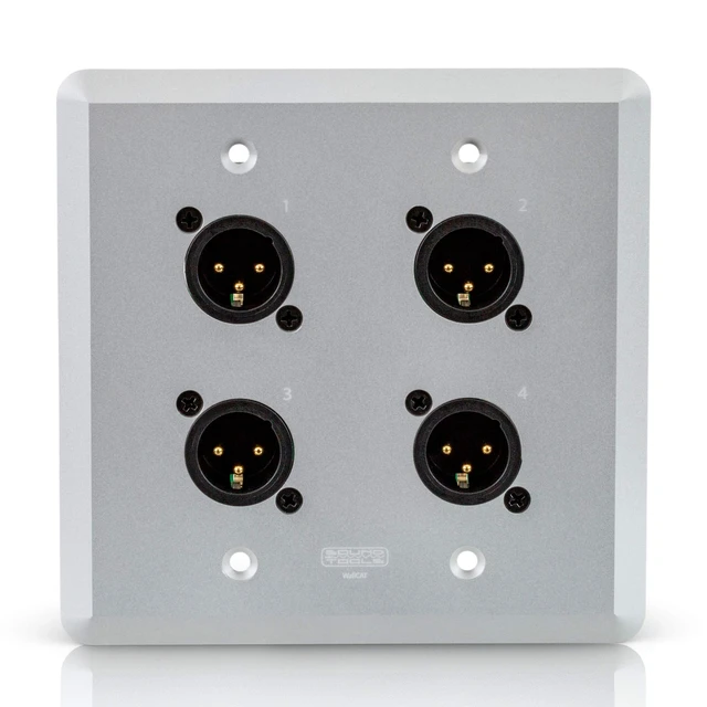 Main image of Wall CAT MX-S (Male, Silver) - Audio Over Shielded CAT Cable Capable of sending analog audio, DMX, Clear-Com and AES