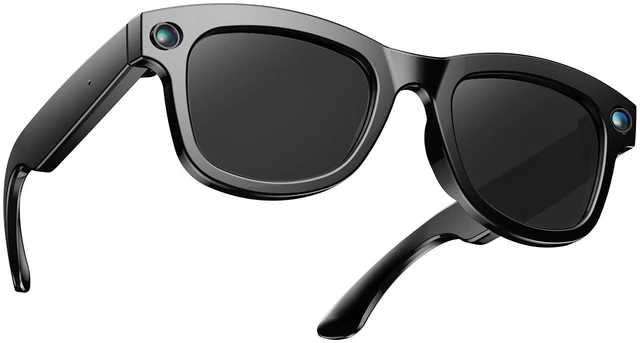 Main image of AI Smart Glasses with Camera, 1080P HD Bluetooth Translation Camera Glasses Dual Mic ENC Noise Reduction, Blue Light Filtering Lenses, Real Time Translation Glasses for Men & Women, Travel, Work, Vlog