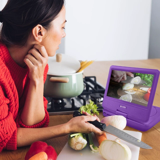 Alt view image 5 of 7 - 7" Portable DVD Player