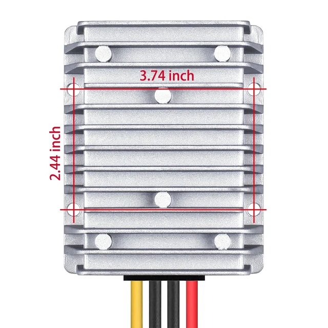 Alt view image 6 of 7 - DC12V(9V-35V) Step Up to 57V 10A 570W Booster Converter Power Supply Voltage Transformer for Starlink GEN 3 Router
