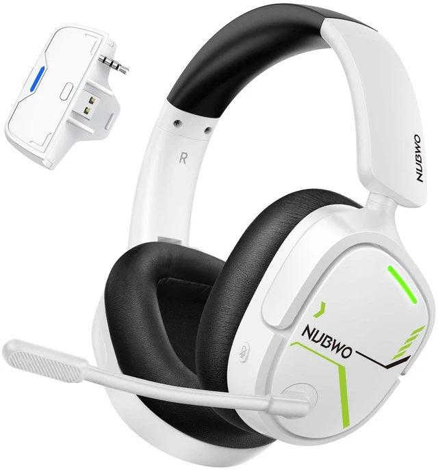 Main image of 2.4GHz Wireless Gaming Headset for Xbox Series X S, Xbox One - 80Hr Battery, 3D Audio & Noise Canceling Mic, Foldable Bluetooth Gaming Headphone for PC, PS5,Laptop