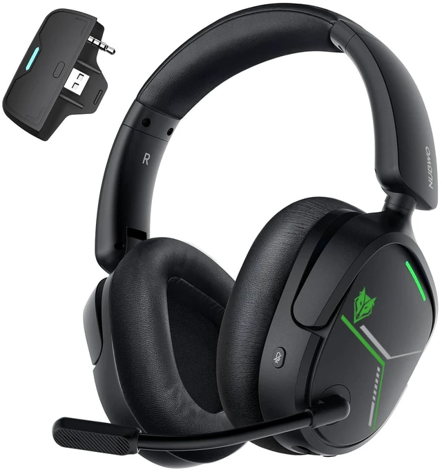 Main image of 2.4GHz Wireless Gaming Headset for Xbox Series X S, Xbox One - 80Hr Battery, 3D Audio & Noise Canceling Mic, Foldable Bluetooth Gaming Headphone for PC, PS5,Laptop