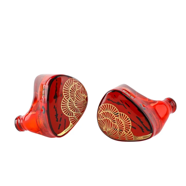Alt view image 2 of 7 - TANGZU x HBB XuanNv 2 Dynamic Driver in Ear Monitor HiFi Wired IEM Gaming Earbuds with 3D Printed Resin Shell, Detachable 2Pin Single Crystal OFC Cable for Musician Audiophile