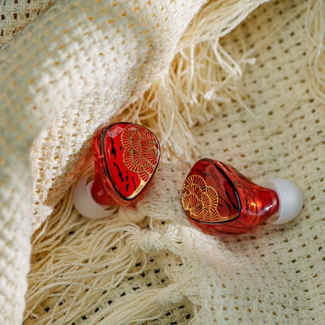 Alt view image 4 of 7 - TANGZU x HBB XuanNv 2 Dynamic Driver in Ear Monitor HiFi Wired IEM Gaming Earbuds with 3D Printed Resin Shell, Detachable 2Pin Single Crystal OFC Cable for Musician Audiophile