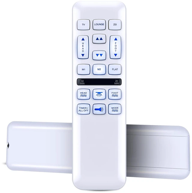 Main image of HJH55/HJC18 Remote for Mlily/Bedtech/Richmat/iDealBed Adjustable Bed Easy pairing,Responsive control,Backlit buttons,for Mattress Firm 600 or 3000 Control Box