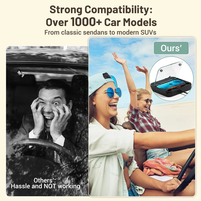 Alt view image 2 of 7 - USB CD Player for Car Portable External Car CD Player Support AUX Anti-Skip Car CD Player for Vehicle, AUX Output, Supports CD/CD-R/CD-RW/MP3/WAV, Remote, USB-C Adapter Included