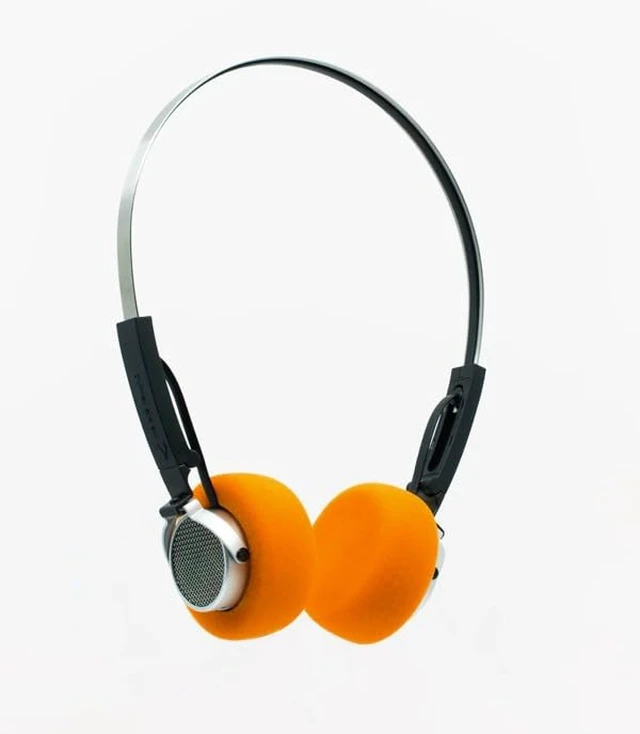 Alt view image 3 of 7 - EQ-002 Freddie Retro Wireless Headphones with Bluetooth 6.0 14-Hour Battery Life, Interchangeable Ear Cushions, 36mm Drivers, Wired & Wireless, Adjustable Steel Headband