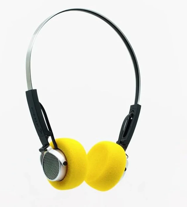 Alt view image 4 of 7 - EQ-002 Freddie Retro Wireless Headphones with Bluetooth 6.0 14-Hour Battery Life, Interchangeable Ear Cushions, 36mm Drivers, Wired & Wireless, Adjustable Steel Headband