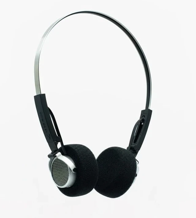 Alt view image 5 of 7 - EQ-002 Freddie Retro Wireless Headphones with Bluetooth 6.0 14-Hour Battery Life, Interchangeable Ear Cushions, 36mm Drivers, Wired & Wireless, Adjustable Steel Headband