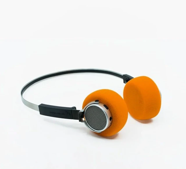 Alt view image 6 of 7 - EQ-002 Freddie Retro Wireless Headphones with Bluetooth 6.0 14-Hour Battery Life, Interchangeable Ear Cushions, 36mm Drivers, Wired & Wireless, Adjustable Steel Headband