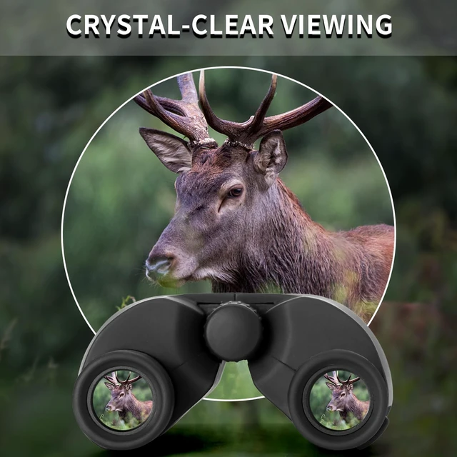 Alt view image 4 of 6 - 6x25 Compact Binoculars, Mini Pocket Small Portable Size 9.5° Wide Angle Field of View 21mm Large Eyepiece ED Glasses Bak-4 Prism Professional HD for Adults Travel Sports Cruise Birding Opera