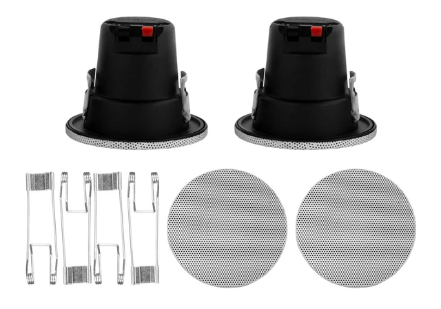 Alt view image 2 of 7 - Sound ECS 3.0 Edgeless Ultra Compact 3-inch In-Ceiling Speakers (Pair) White