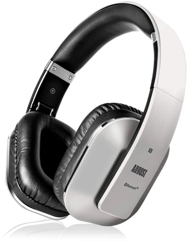 Main image of EP650 Bluetooth Wireless Over-Ear Headphones - Silver aptX Low Latency, NFC, Multipoint Pairing, Wired Option, Built-in Microphone, Audio EQ