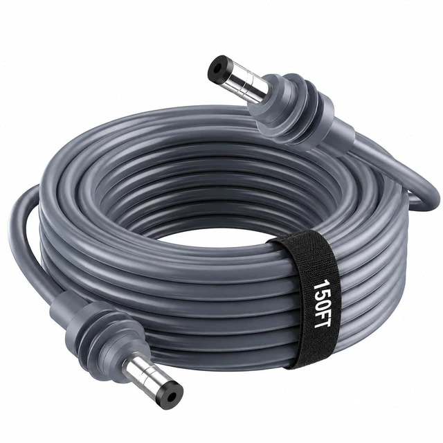 Main image of Starlink Mini Power Cable,150FT/46M, Waterproof Outdoor DC to DC Charging Cord Gray