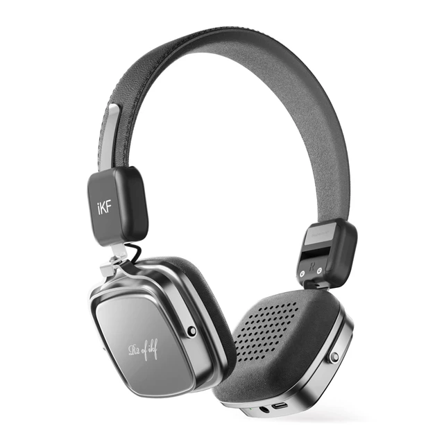 Main image of R2 Retro Classic Bluetooth Headphones, Vintage Ergonomic Design 40mm Drivers ENC Clear Call, 60H Playtime, 3.5mm Wired Headset, All-Day Comfort, Throwback 80s 90s, Black