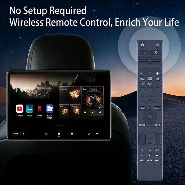 Alt view image 5 of 7 - 86170-50500 Replacement Remote Control fit for 2017-2020 Toyota DVD Sienna Rear Entertainment