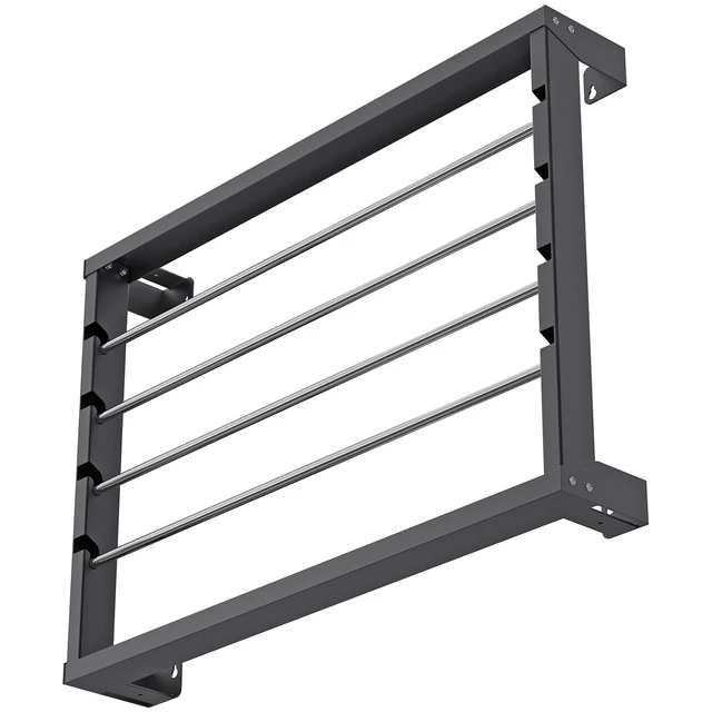 Alt view image 2 of 7 - Portable Wire Spool Rack - Heavy-Duty Steel Cable Dispenser with 4 Adjustable Rods, Spool Rack Holder for Efficient Storage & Dispensing (B: Wall-mounted Wire Spool Holder (4 Rods))