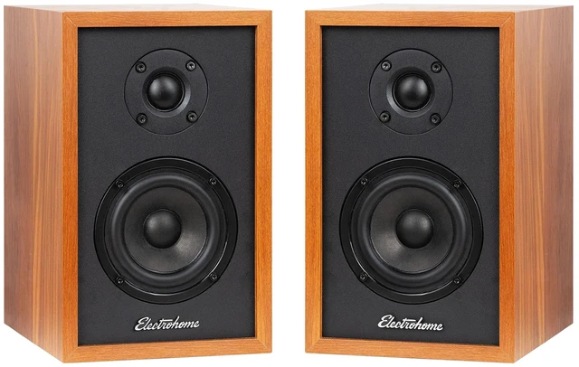 Main image of Berkeley 2.0 Stereo Powered Bookshelf Speakers with Built-in Amplifier and 3" Drivers for Turntable, TV, PC and Wireless Music Streaming Featuring Bluetooth 5, RCA and Aux (EB20)