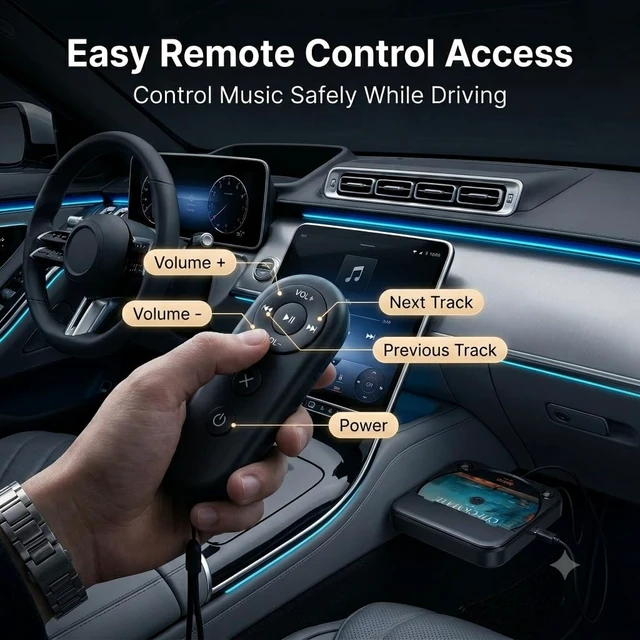 Alt view image 3 of 7 - Portable Car CD Player with USB/AUX Port for Car, Truck, Computer External CD Player Compatible with Car and Truck Radio Stereo, Laptop, TV, Computer, Universal for Vehicle with Adapter