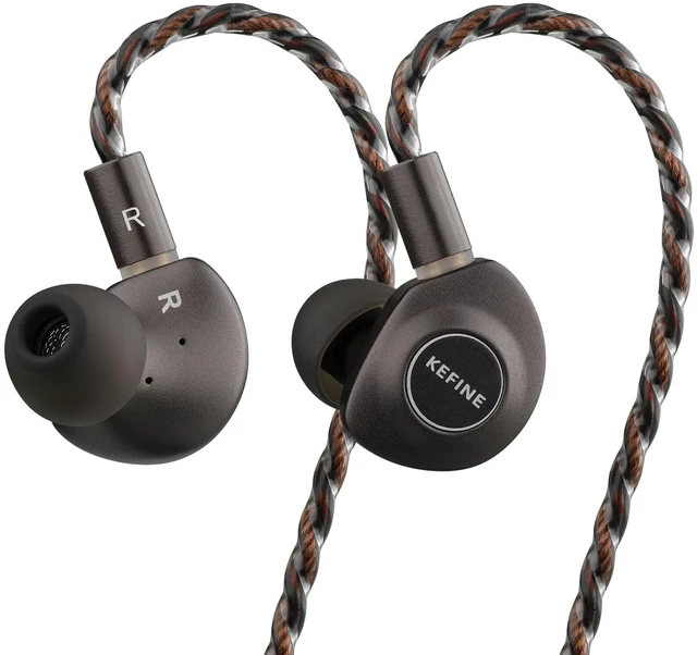 Main image of Delci 10mm DLC+PU Dynamic Driver in-Ear Monitors, Hi-Fi Wired Earphones with Interchangeable Tuning Nozzles, CNC Aluminum Wired Earphones, Detachable Hybrid 164-Core Silver-Plated Cabl (3.5mm)