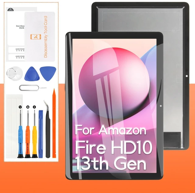 Main image of (OEM) Screen Replacement For Amazon Fire HD 10 13th Gen 2023 TG425K 10.1 LCD Display Touch Screen Digitizer Full Assembly,with Tools