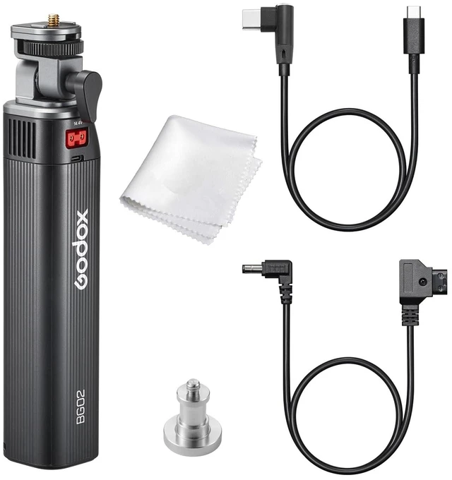 Main image of BG02 Battery Grip with 14.4V 6600mAh Power Pack for AD200Pro II 95.04Wh Handgrip with D-Tap and USB-C Outputs, Compatible with AD200 AD200Pro II AD300Pro II, ML100Bi ML100R and ML60Bi Light