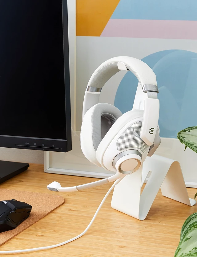 Alt view image 2 of 7 - H6Pro - Open Acoustic Gaming Headset with Mic - Lightweight Headband - Comfortable & Durable Design - Xbox - PS4 - PS5 - PC/Windows Headset - Gaming Accessories (White)