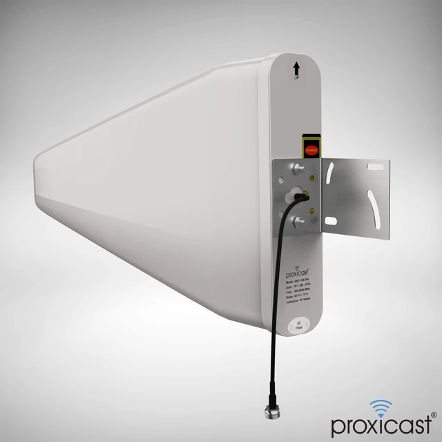 Alt view image 2 of 7 - 9/11 dBi Ultra Wideband High Gain 4G / 5G / CBRS/WiFi/Public Safety Band Fixed Mount Outdoor LPDA Directional Yagi Antenna (600-6000 MHz) (ANT-128-004)