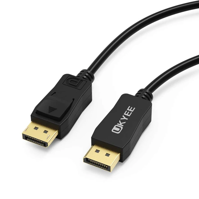 Alt view image 6 of 6 - Displayport to Displayport Monitor Cable 3ft 10-Pack