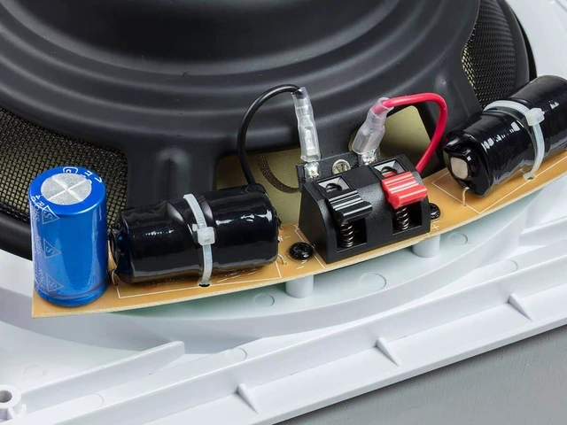 Alt view image 5 of 6 - Fiber In-Wall Speaker - 10 Inch, 300W Subwoofer, Easy Installation And Paintable Grill - Caliber Series