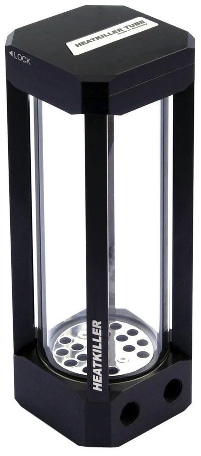 Main image of HEATKILLER® Tube 150 (30201) | Borosilicate Glass Tube, Tool-Less Bayonet Catch Lid, Anti-Cyclone Inlay, Made in Germany