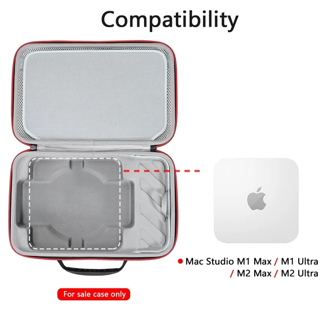 Alt view image 5 of 7 - Carrying Case for Apple Mac Studio Desktop Computer M5/M4/M3/M2/M1 (Max/Ultra)