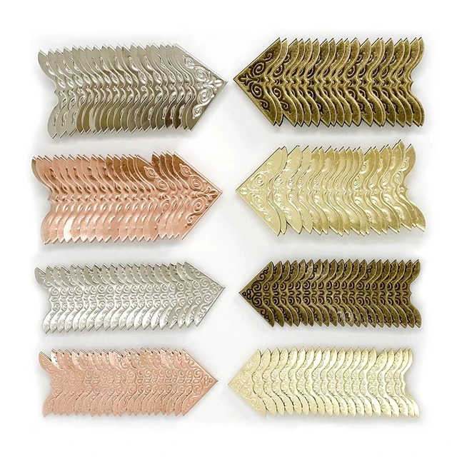 Alt view image 5 of 6 - 160 PCS Vintage Metal Book Corner Protector Guard Edge Cover, 4 Colors | Bronze Gold Decorative Covers, Iron Angle Protectors, For Scrapbooks Photo Albums Diary Notebooks Menus Folder Stamp Books