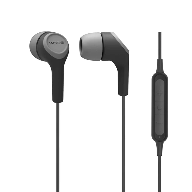 Alt view image 3 of 6 - BT115i Wireless Bluetooth Earbuds, Grey, 18 Hour Battery, Microphone | USB-C Charging, In-Line Microphone with Volume and Audio Remote, Sweat Resistant