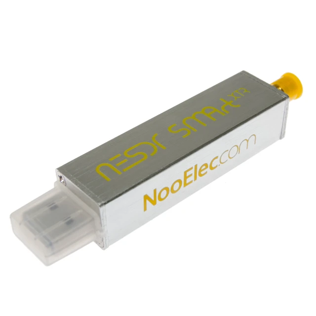 Main image of NESDR Smart XTR SDR - Premium RTL-SDR w/Extended Tuning Range, Aluminum Enclosure, 0.5PPM TCXO, SMA Input. RTL2832U & E4000-Based Software Defined Radio