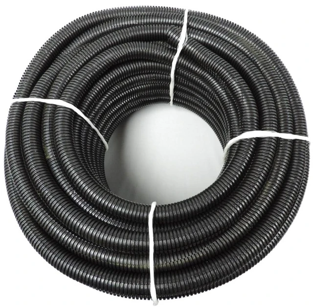 Main image of (1 1/2" Dia. x 100 ft, Black) ® Flexible Polyethylene Corrugated (PE) Split Tubing (Wire Loom)