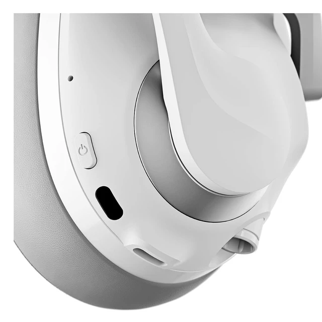 Alt view image 3 of 7 - Gaming H3Pro Hybrid Gaming Headset - PC Headphones with Microphone - Noise-Cancellation, Adjustable, Smart Button Audio Mixing, Bluetooth, Gaming Suite, Surround Sound - (Ghost White)