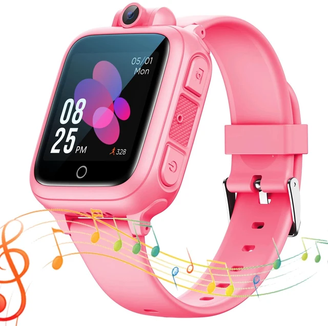 Main image of Kids Smart Watch with 14 Learning Game Music Camera Recorder Timer | Alarm clock, calculator, stopwatch, touchscreen, 12 languages. Kid-safe material, Christmas gift for ages 3-16