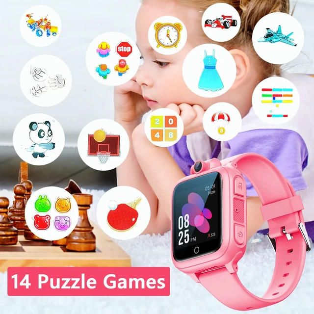 Alt view image 4 of 6 - Kids Smart Watch with 14 Learning Game Music Camera Recorder Timer | Alarm clock, calculator, stopwatch, touchscreen, 12 languages. Kid-safe material, Christmas gift for ages 3-16