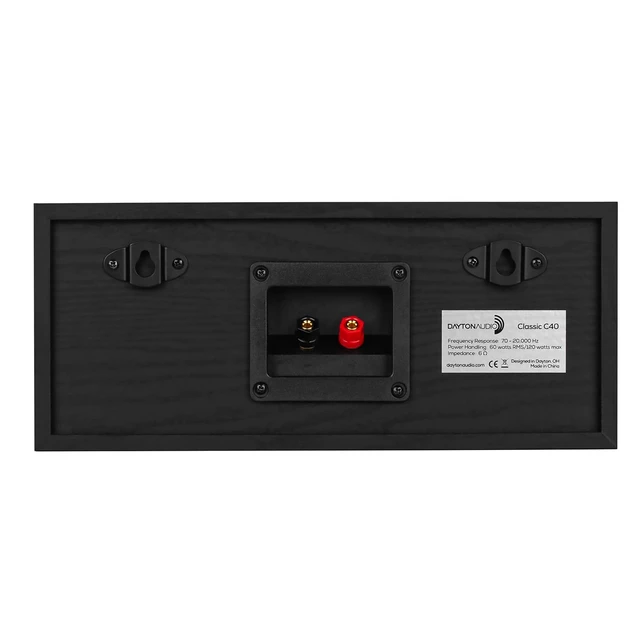 Alt view image 3 of 7 - Classic C40 Center Channel Speaker Black