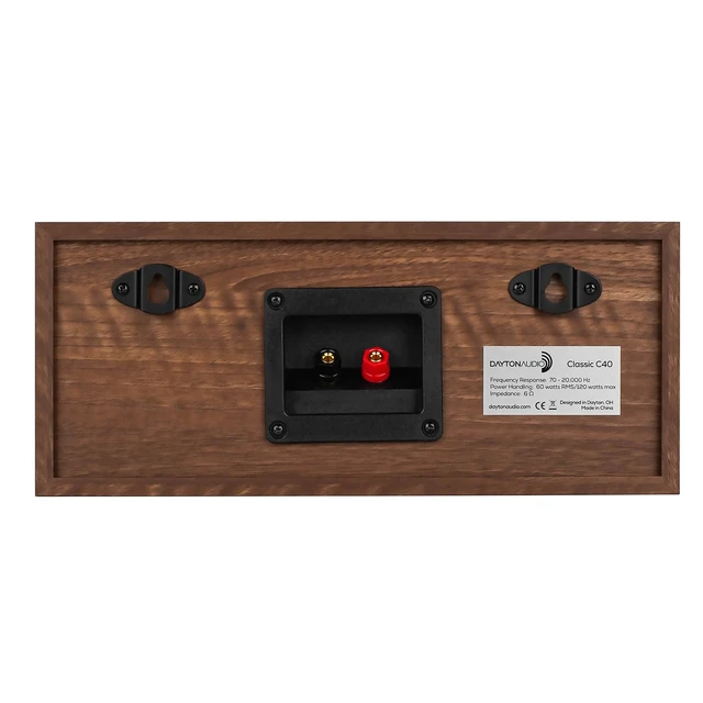 Alt view image 3 of 7 - Classic C40 Center Channel Speaker (Wood Grain)