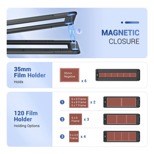 Alt view image 6 of 7 - Upped Film Digitizing Adapter for 35mm Film Negative Converting to Digital for 12 Film Negative Converting to Digital, Adjustable Slider Rail Film Digitizer w Arca-Swiss & Tripod Mount Film Holder