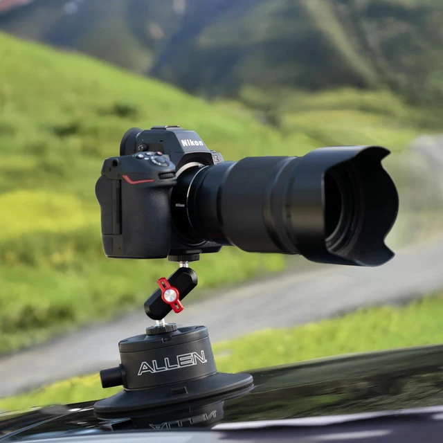Alt view image 4 of 7 - Smart Suction® SNAP Camera Mount, Model SB-03, Compatible with DSLR, Mirrorless, Compact, DJI, Insta360, and GoPro-Style Action Cameras