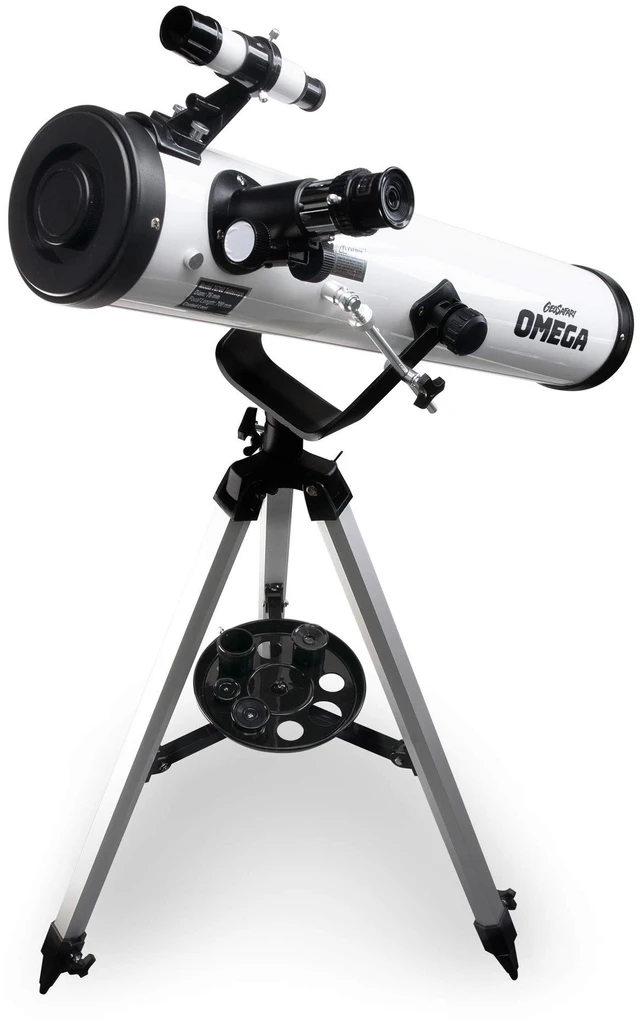 Main image of GeoSafari Vega 360 Telescope 50 mm Beginner Telescope for Kids 8-12, Refractor Telescopes, Astronomical Telescopes for Stargazing, Includes Two Eyepieces
