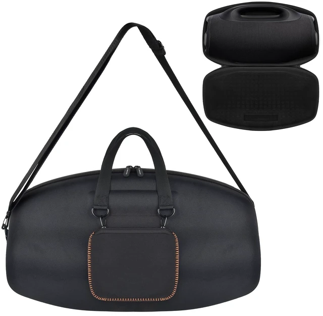 Main image of Carrying Case for JBL Boombox 4, Portable Speaker Travel Bag Hard EVA Shell, Soft Lining, Shoulder Strap, Cable Pouch, Camping, Road Trips, Outdoor Parties, Black Inside - Case Only