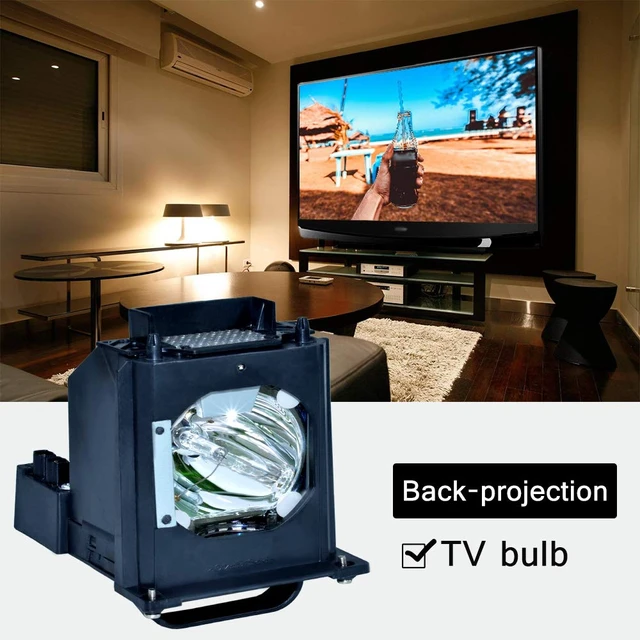 Alt view image 6 of 7 - for 915b403001 Mitsubishi Replacement lamp WD-60735 WD-60737 WD-73737 WD-73C9 WD-65C9 WD-65735 WD-73735 DLP TV Replacemet Lamp