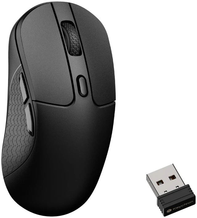Main image of M3 8K Wireless Mouse, PixArt 3950 Sensor Launcher Support 30K DPI, 2.4 GHz & Bluetooth 5.3, 79g Ergonomic Design Computer Mice, Up to 140 Hours Using for macOS Windows - Black