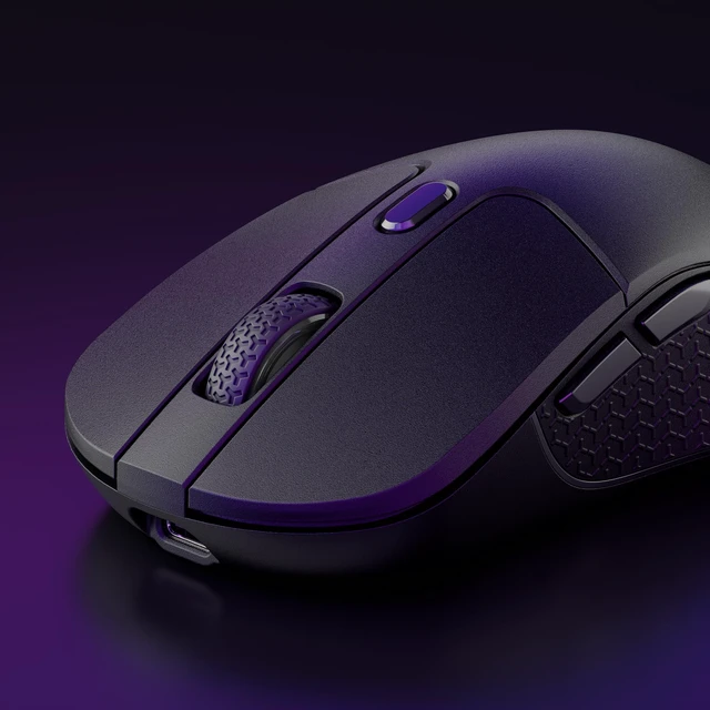 Alt view image 4 of 7 - M3 8K Wireless Mouse, PixArt 3950 Sensor Launcher Support 30K DPI, 2.4 GHz & Bluetooth 5.3, 79g Ergonomic Design Computer Mice, Up to 140 Hours Using for macOS Windows - Black