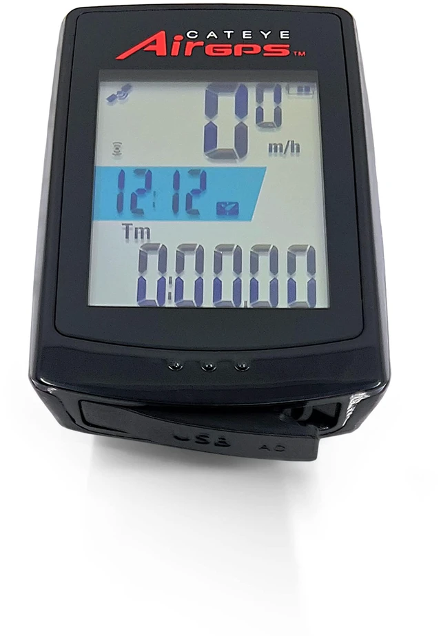 Alt view image 2 of 7 - AirGPS USB Rechargeable Bike Computer Bluetooth ANT+, GPS Bicycle Speedometer, FlexTight Mount, IPX7 Waterproof, Auto Backlight Display, Ride Upload